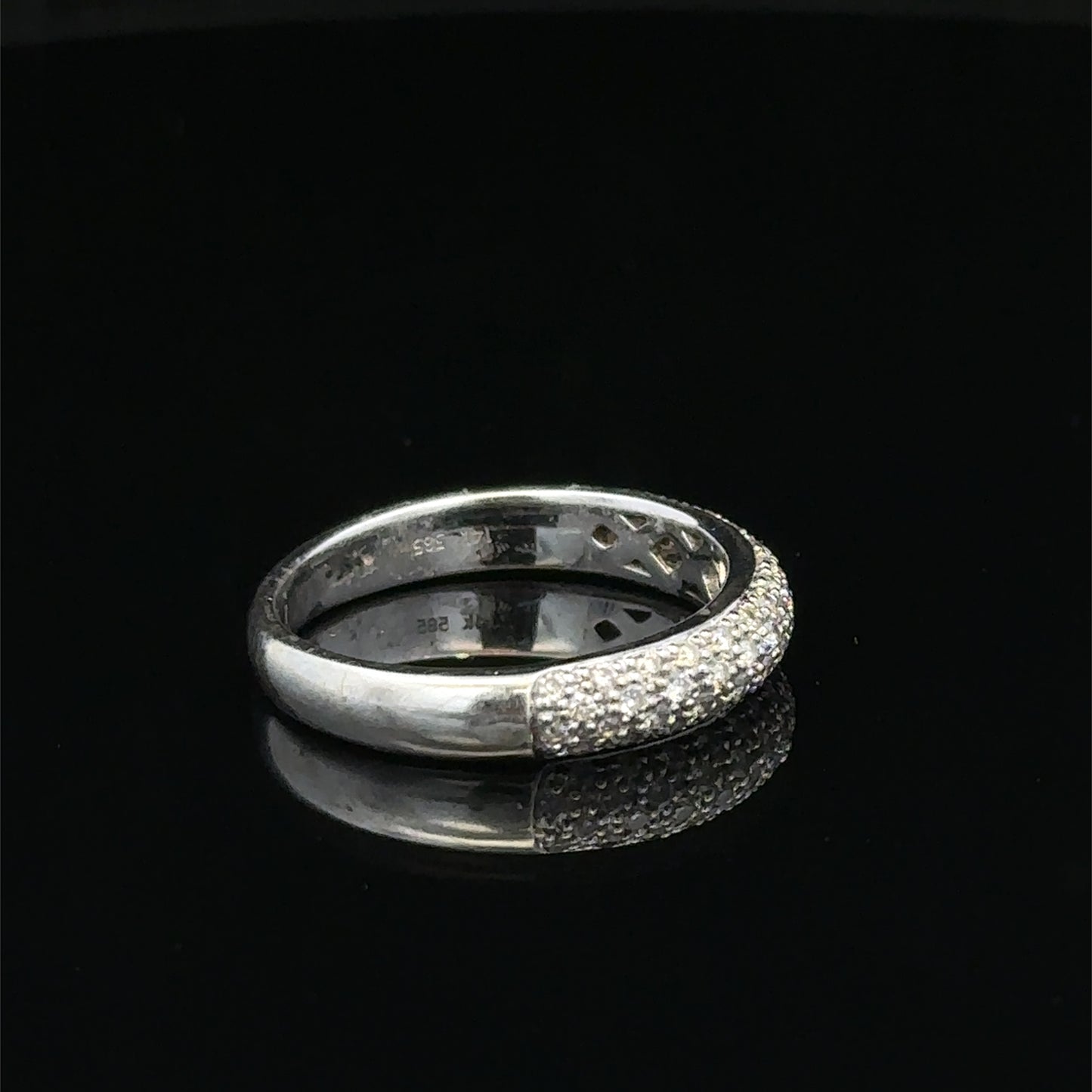 14ct white gold diamond ring sh27476b