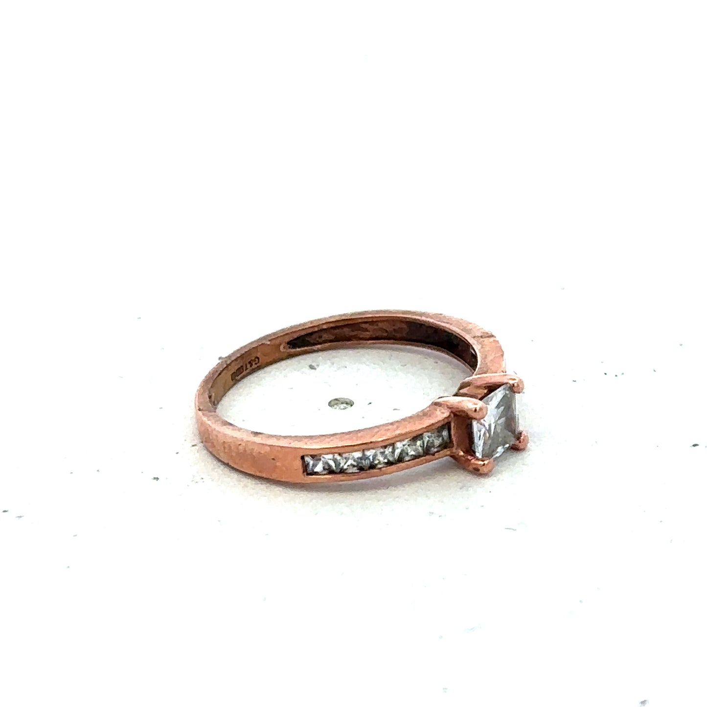 9ct rose gold ring size K (sh27390b)