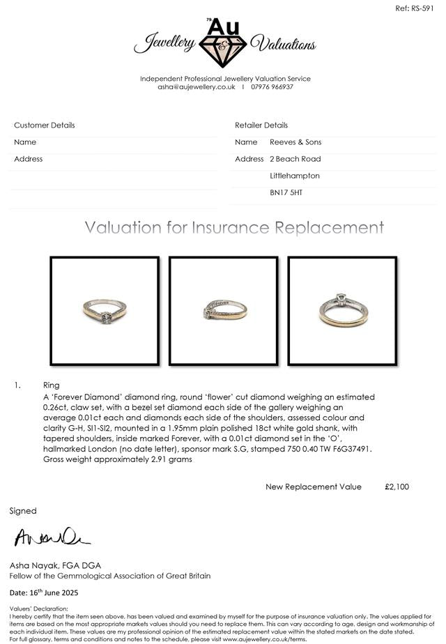 18ct white gold diamond ring featuring sparkling diamonds, elegant design, unbranded jewelry for special occasions.
