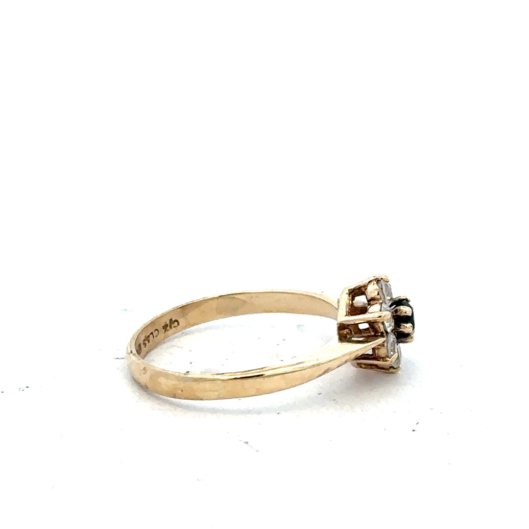 Yellow gold ring in size L with a smooth band, unbranded, made from 9ct yellow gold.