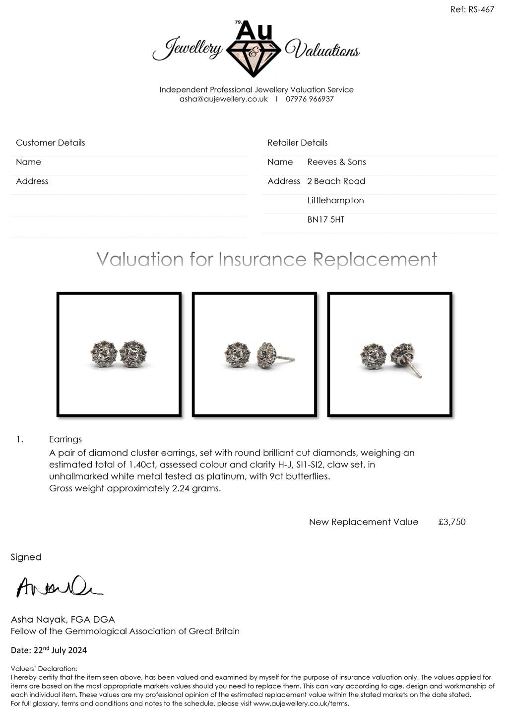 Platinum diamond stud earrings featuring 1.40 carats of sparkling diamonds, classic and elegant jewelry for women.
