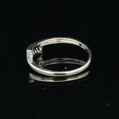 9ct white gold diamond ring in size N1/2, featuring sparkling diamonds, unbranded jewelry, elegant and detailed design.