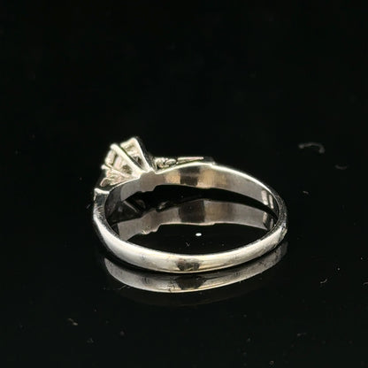 9ct white gold diamond ring with sparkling diamonds, elegant jewelry piece showcasing intricate design and fine craftsmanship.