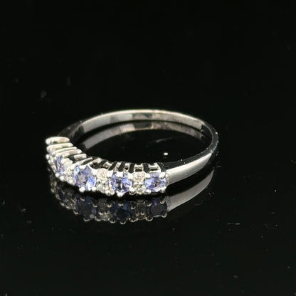 9ct white gold diamond ring size P (sh25327l)