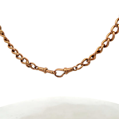 9ct yellow gold bracelet weighing 31.3g with detailed chain links, crafted by Reeves and Sons.