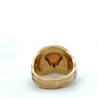 9ct gold Saddle ring sh27227b