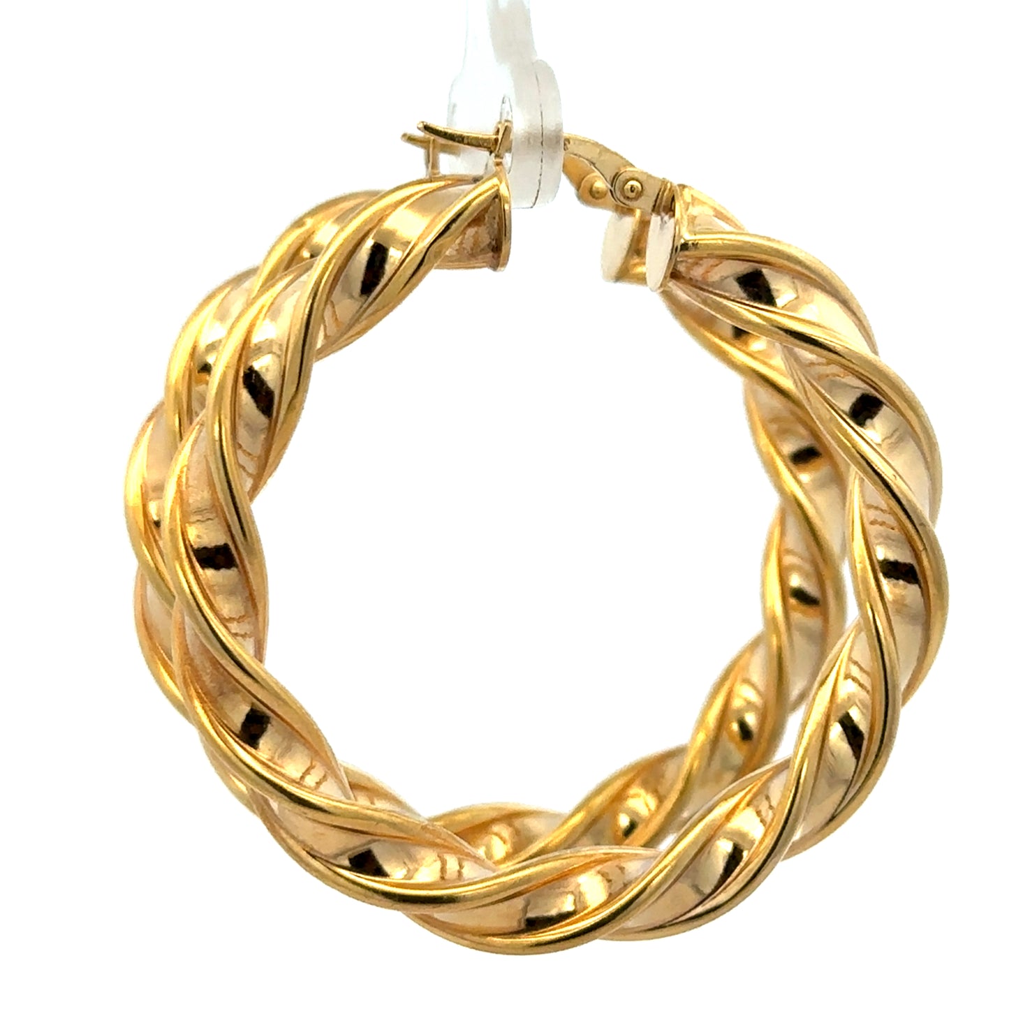 Reeves and Sons 9ct yellow gold hoop earrings, 4.6g, showcasing classic round hoops with polished finish.