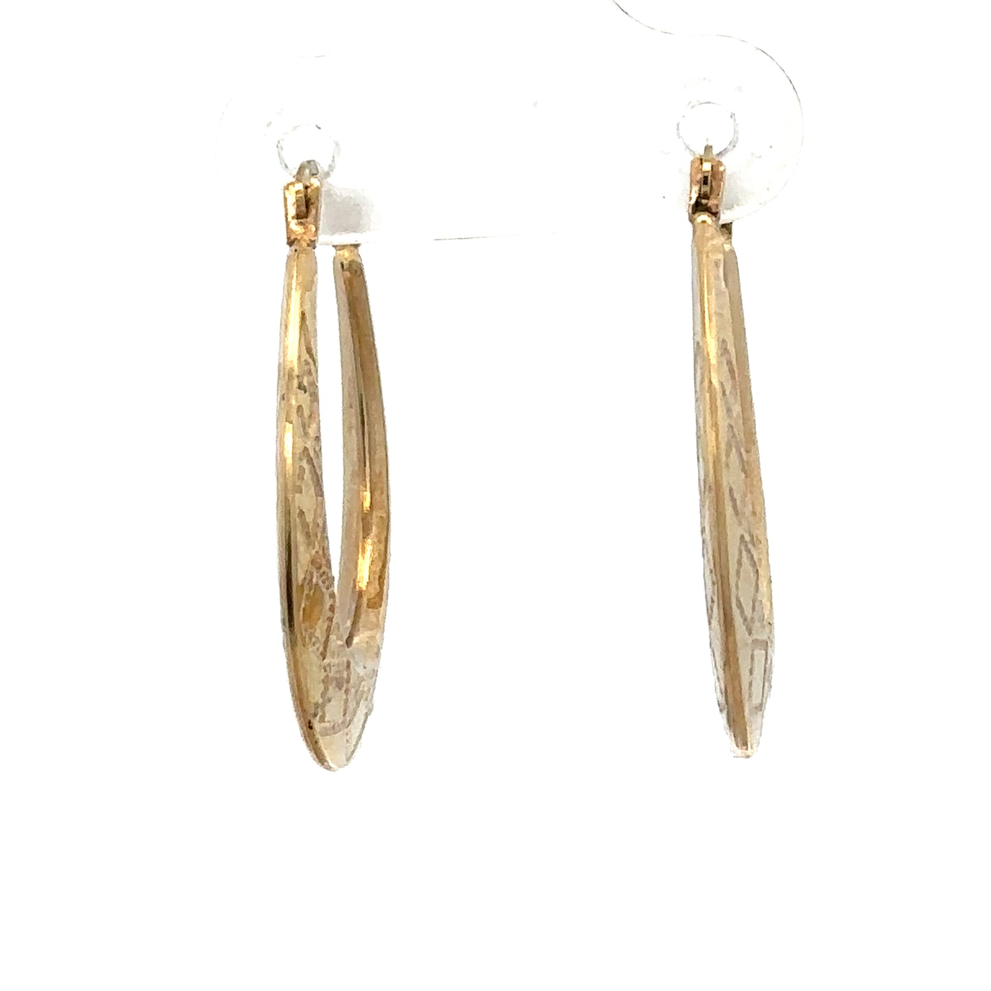 Reeves and Sons 9ct yellow gold hoop earrings, lightweight 0.6g, featuring classic circular design for everyday wear.