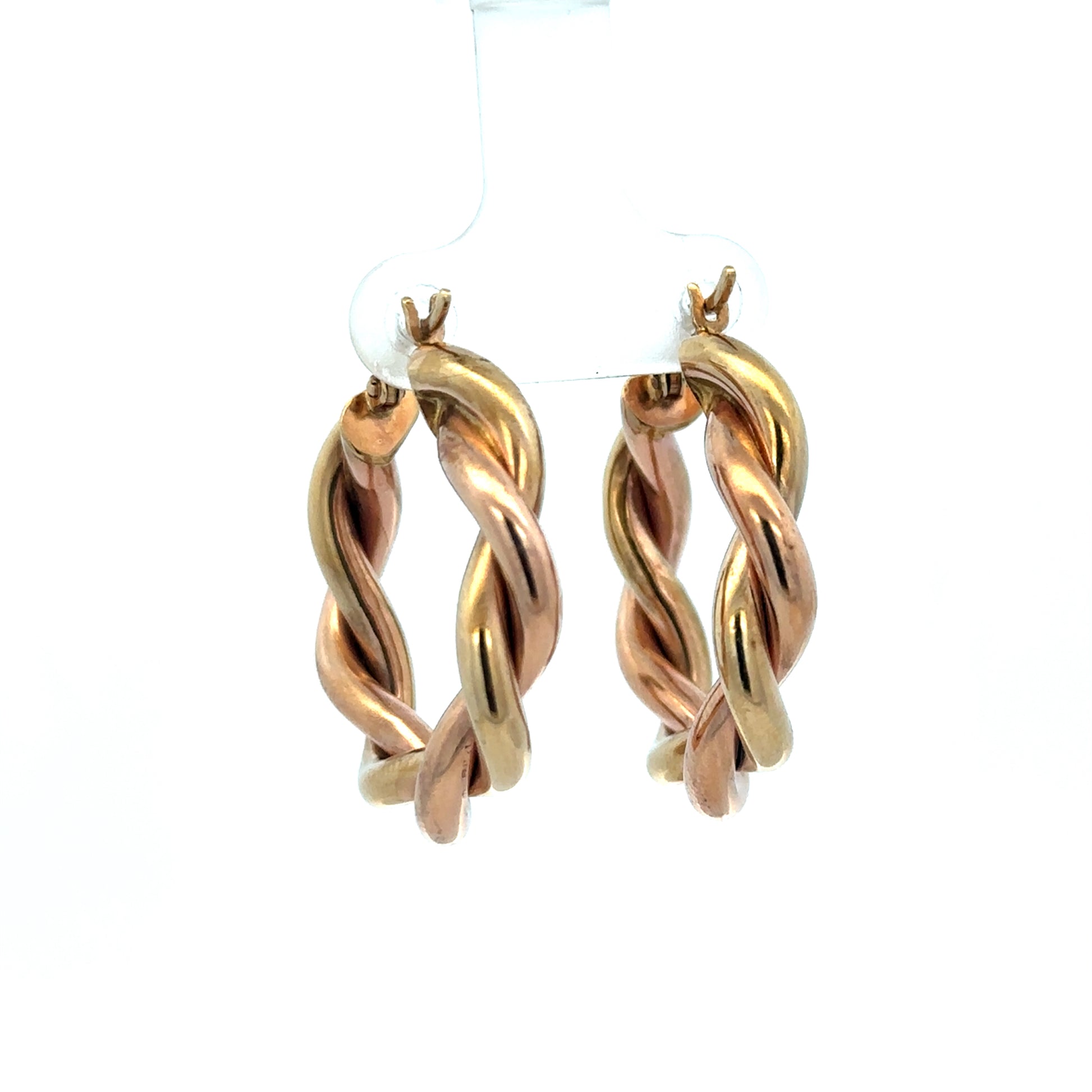 Reeves and Sons 9ct yellow gold hoop earrings, lightweight 4.8g, with smooth circular design for elegant wear.