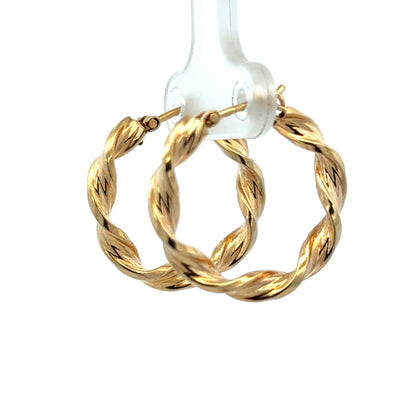 Reeves and Sons 9ct yellow gold hoop earrings, lightweight 1.8g, featuring classic circular design for elegant wear