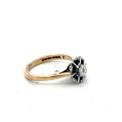 9ct yellow gold ring size J (sh25595l)