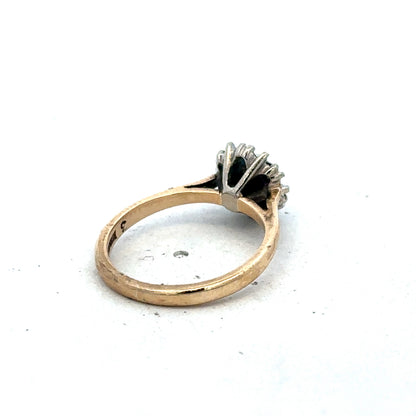 9ct yellow gold ring size J (sh25595l)