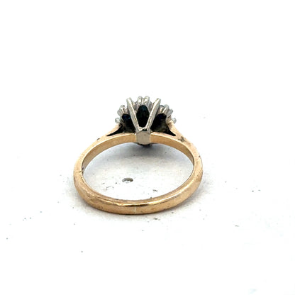 9ct yellow gold ring size J (sh25595l)