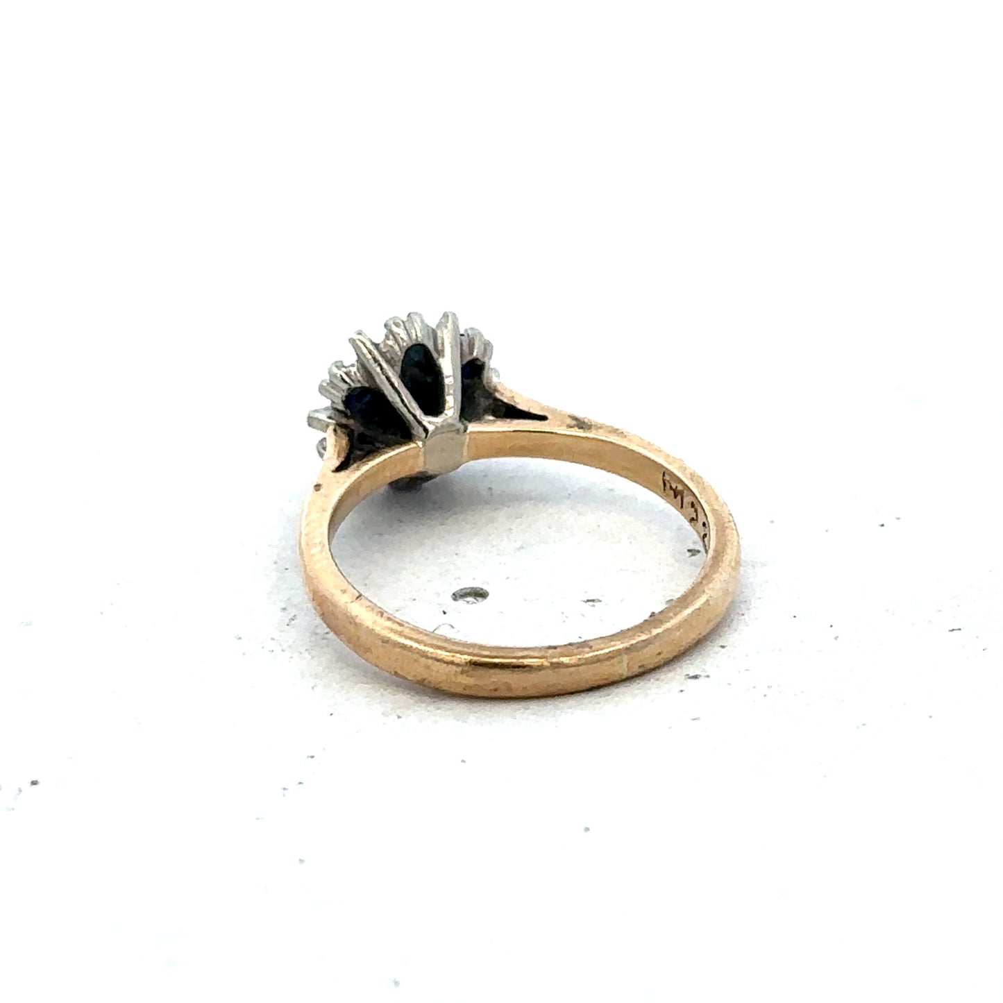 9ct yellow gold ring size J (sh25595l)