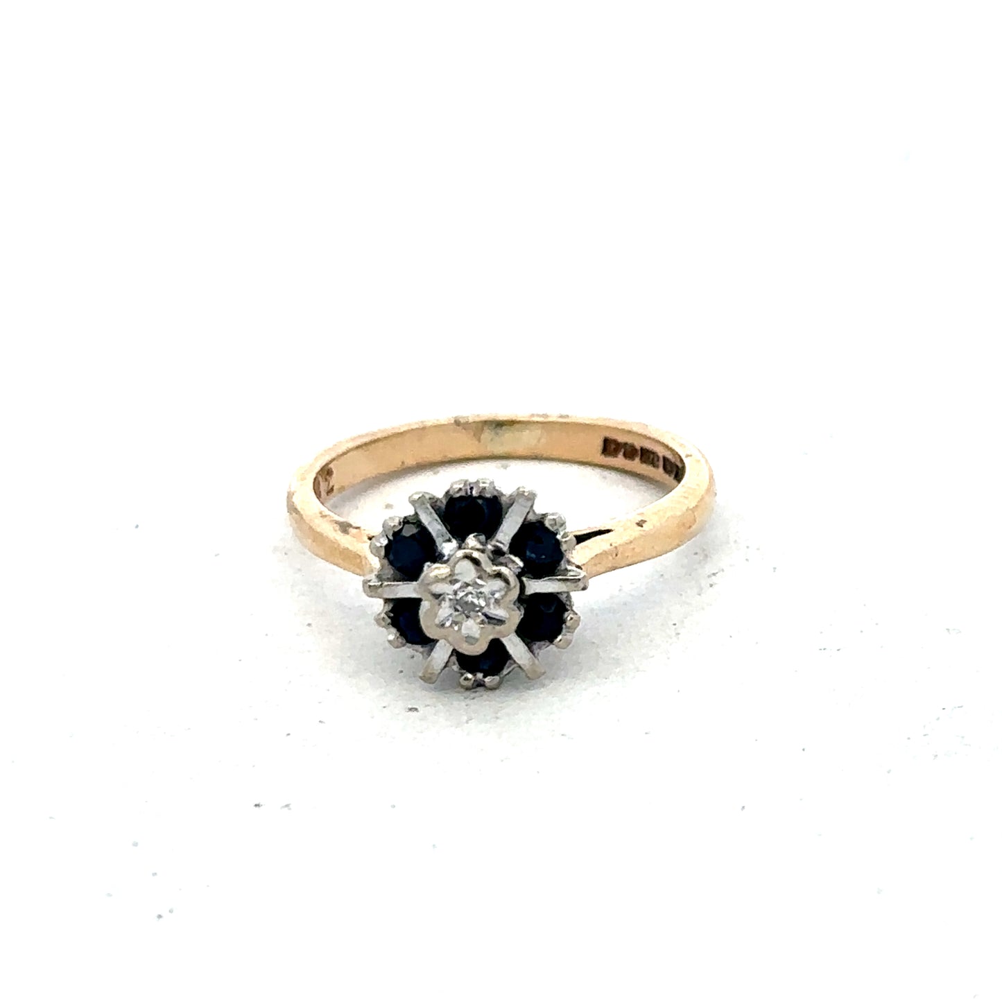 9ct yellow gold ring size J (sh25595l)