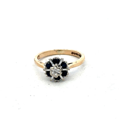 9ct yellow gold ring size J (sh25595l)
