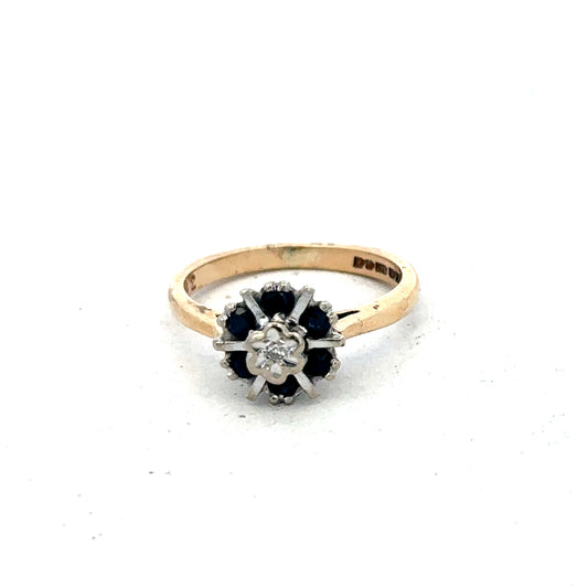 9ct yellow gold ring size J (sh25595l)