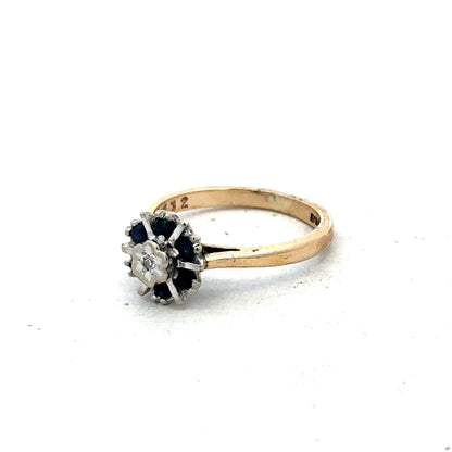 9ct yellow gold ring size J (sh25595l)