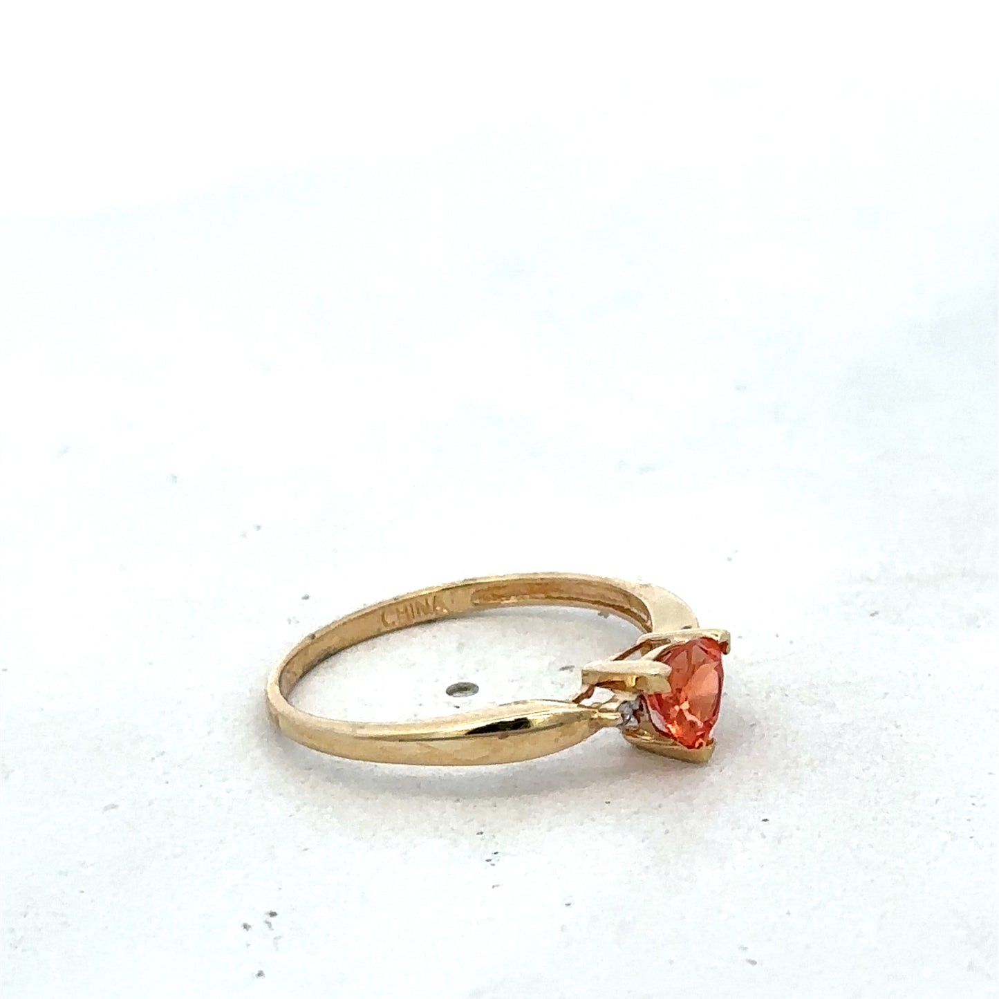 9ct yellow gold ring size N1/2 (sh25589l)