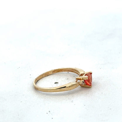 9ct yellow gold ring size N1/2 (sh25589l)