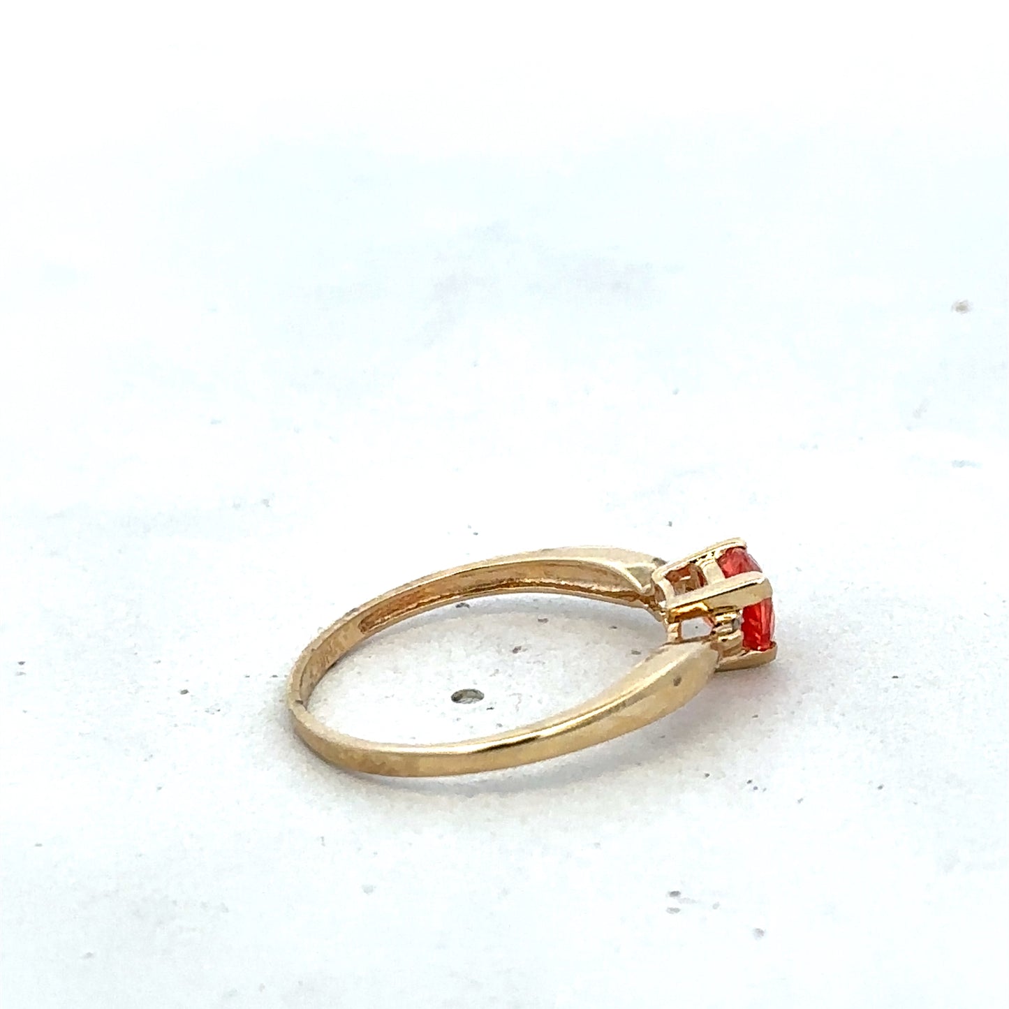 9ct yellow gold ring size N1/2 (sh25589l)