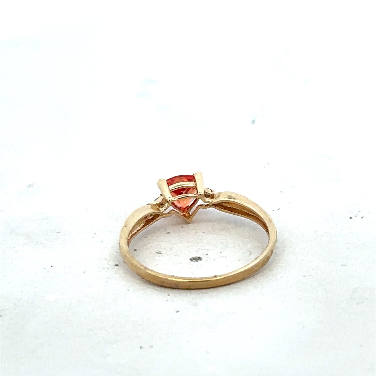 9ct yellow gold ring size N1/2 (sh25589l)