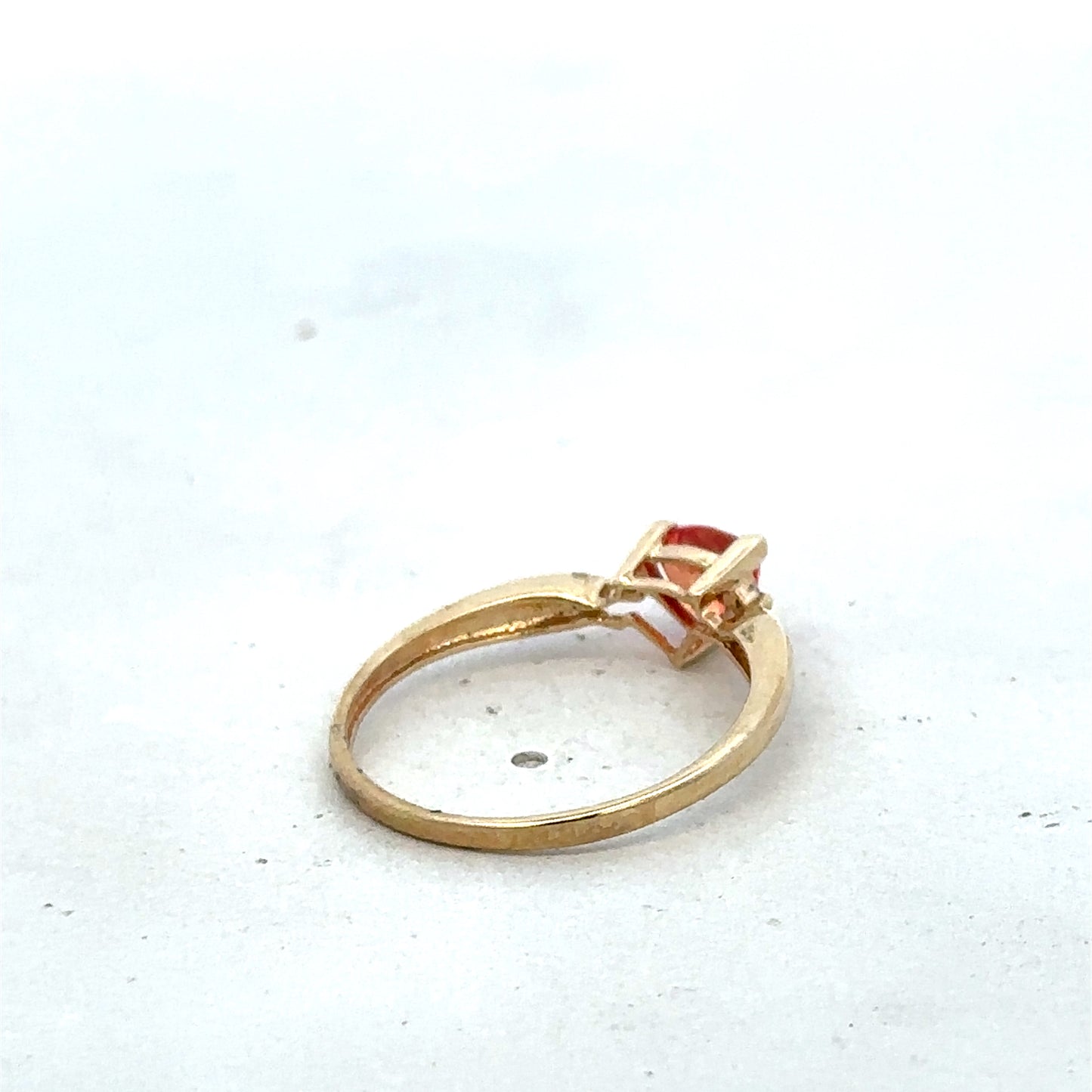 9ct yellow gold ring size N1/2 (sh25589l)