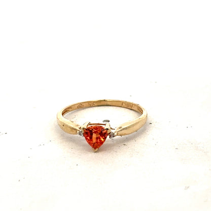 9ct yellow gold ring size N1/2 (sh25589l)
