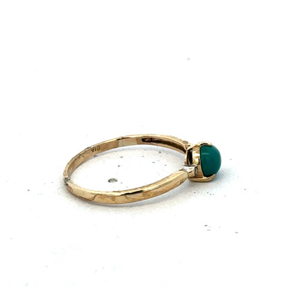 9ct yellow gold ring size S (sh25592l)