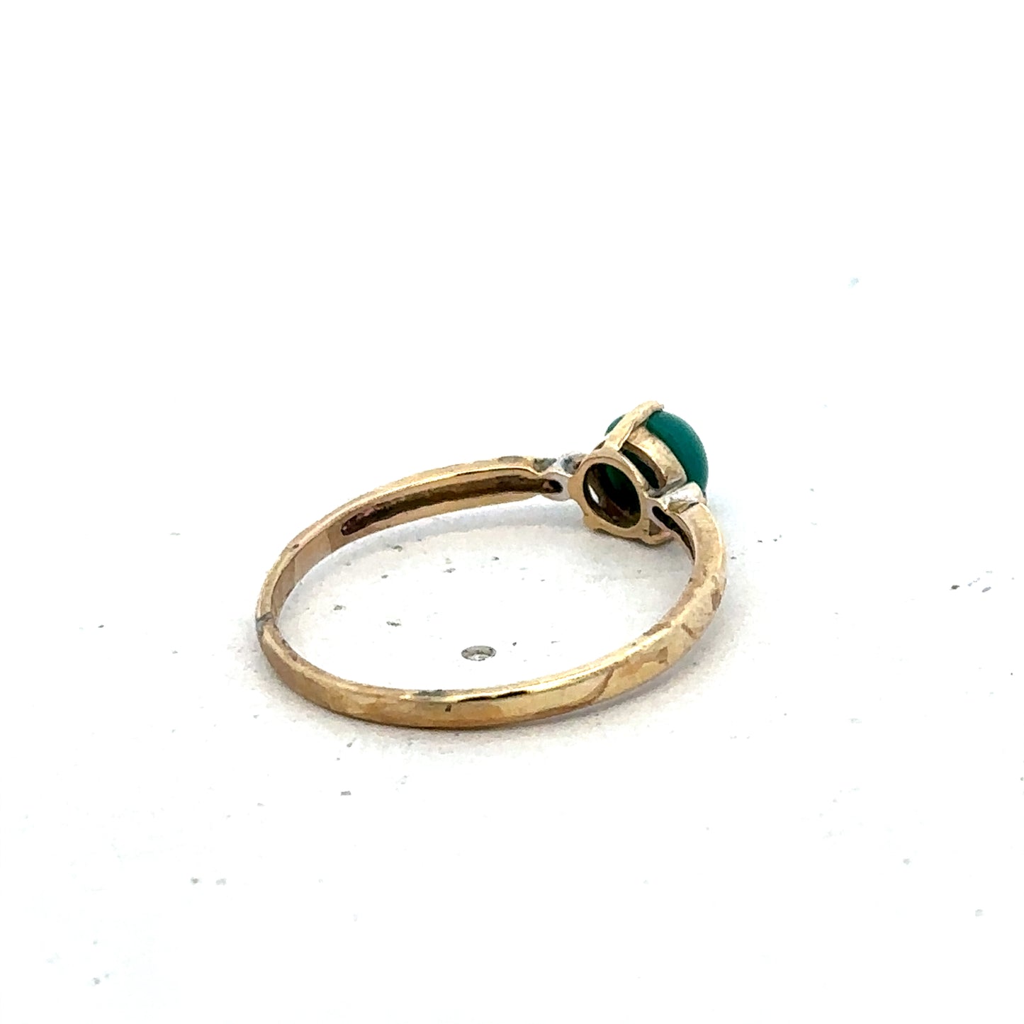9ct yellow gold ring size S (sh25592l)