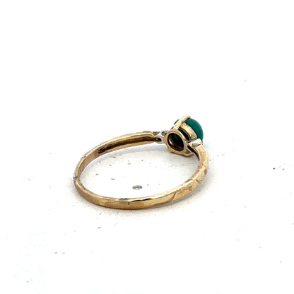 9ct yellow gold ring size S (sh25592l)