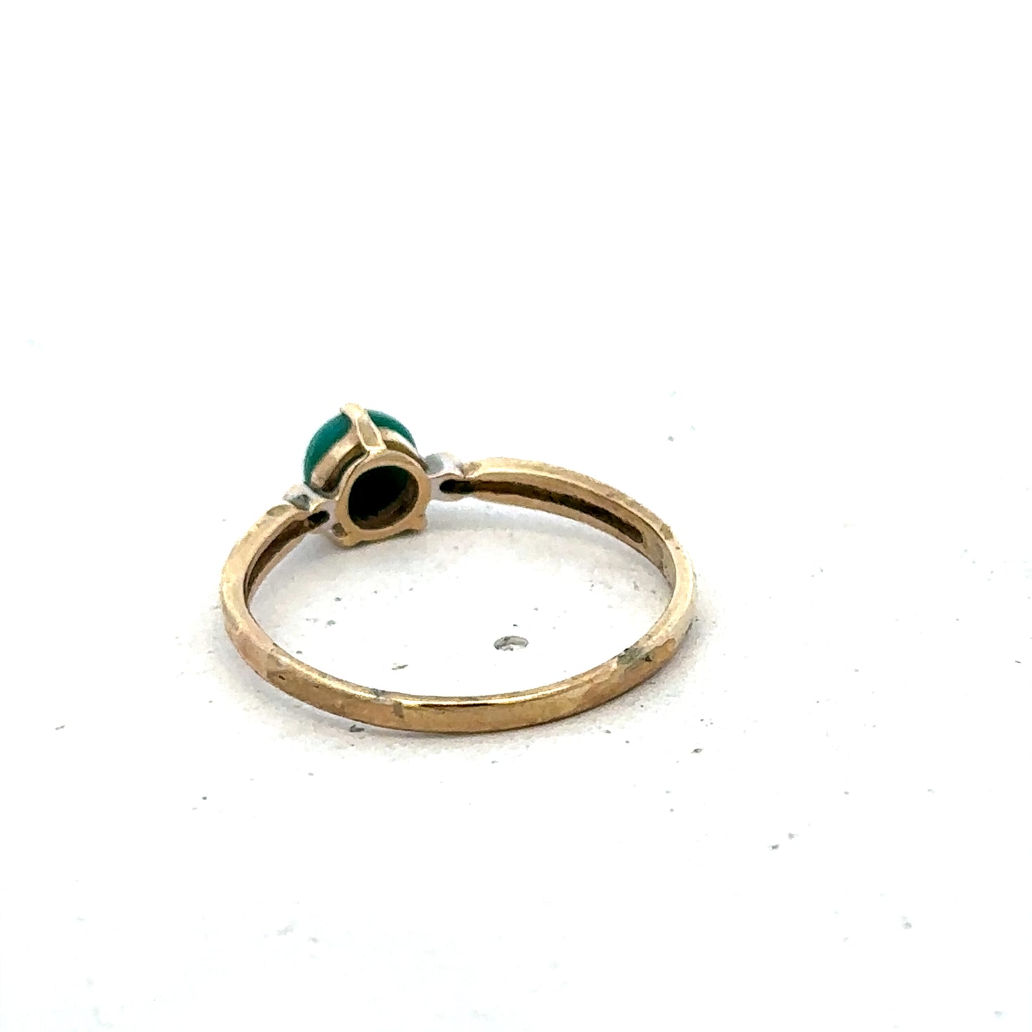 9ct yellow gold ring size S (sh25592l)