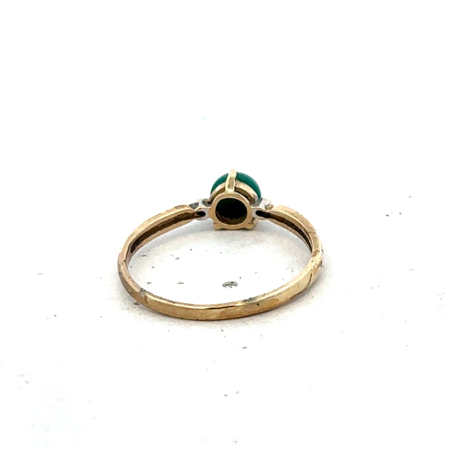 9ct yellow gold ring size S (sh25592l)
