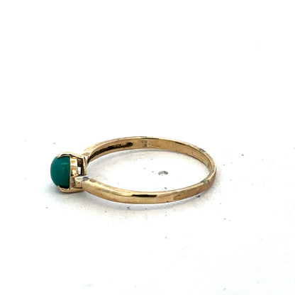 9ct yellow gold ring size S (sh25592l)
