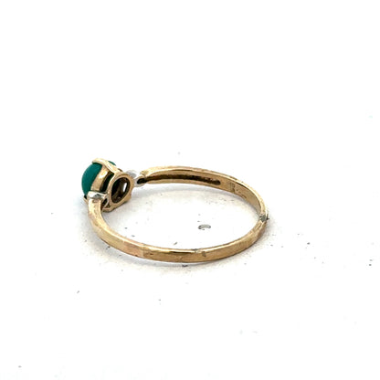 9ct yellow gold ring size S (sh25592l)