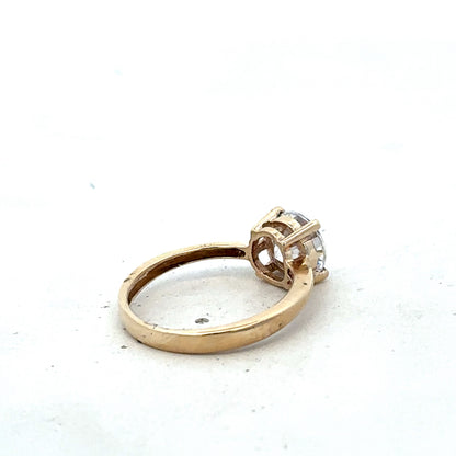 9ct yellow gold ring size P1/2 (sh25650l)