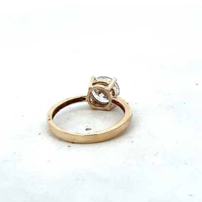 9ct yellow gold ring size P1/2 (sh25650l)
