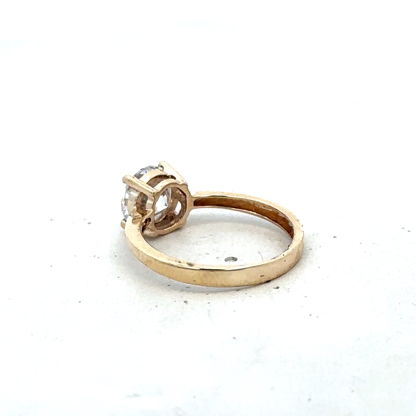 9ct yellow gold ring size P1/2 (sh25650l)