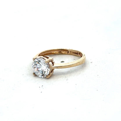 9ct yellow gold ring size P1/2 (sh25650l)
