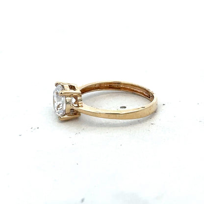 9ct yellow gold ring size P1/2 (sh25650l)