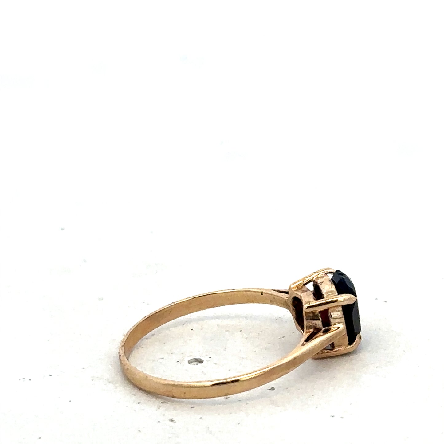 9ct yellow gold ring size N1/2 (sh27514b)