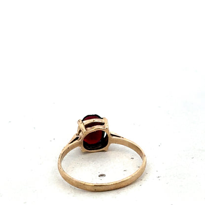 9ct yellow gold ring size N1/2 (sh27514b)