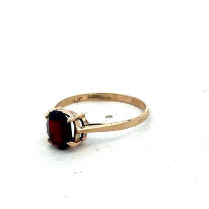 9ct yellow gold ring size N1/2 (sh27514b)