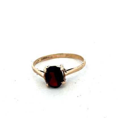 9ct yellow gold ring size N1/2 (sh27514b)
