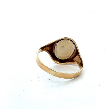 9ct yellow gold masonic ring size W (sh27520b)