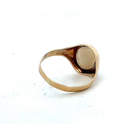 9ct yellow gold masonic ring size W (sh27520b)