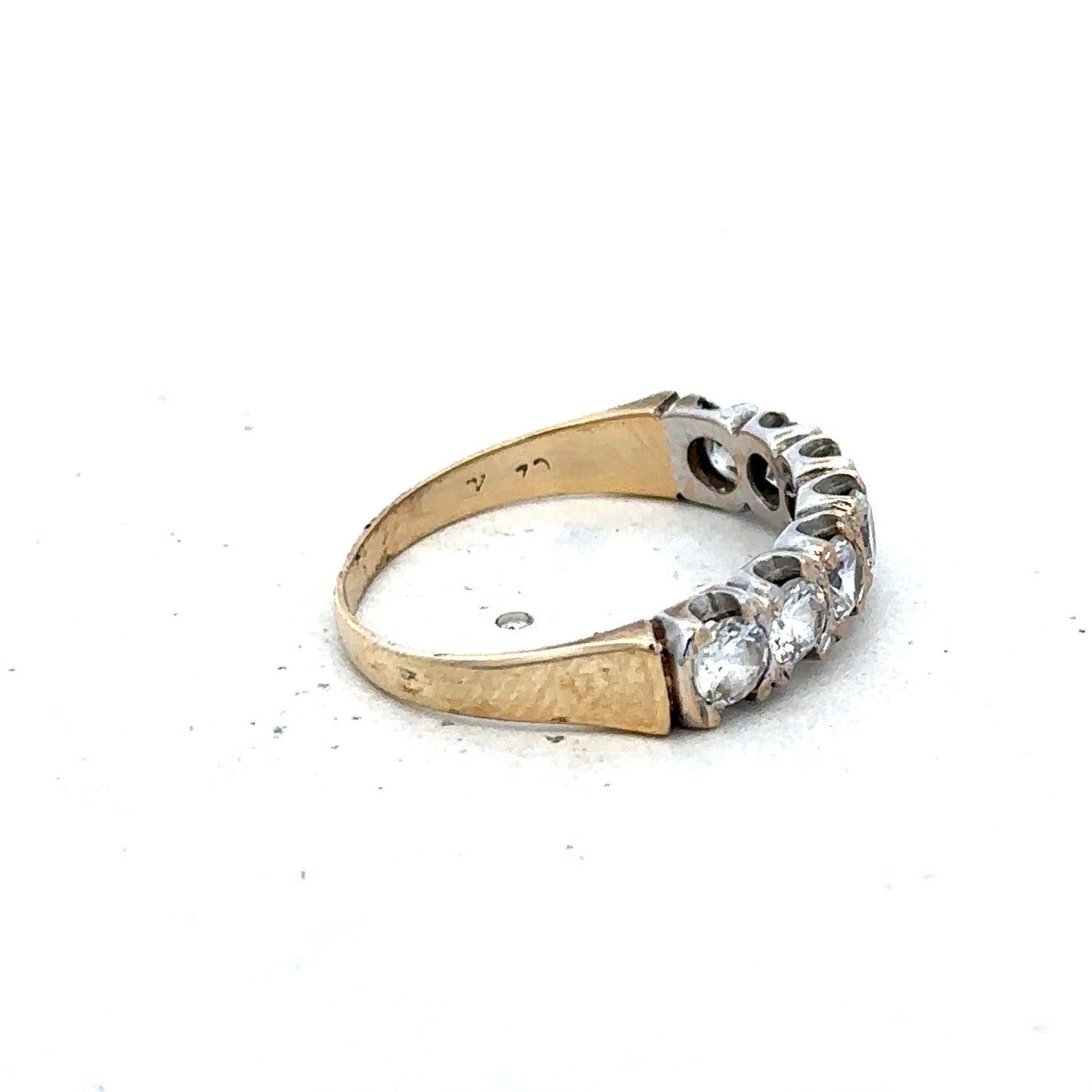 9ct yellow gold ring size Q (sh25600l)