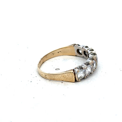 9ct yellow gold ring size Q (sh25600l)