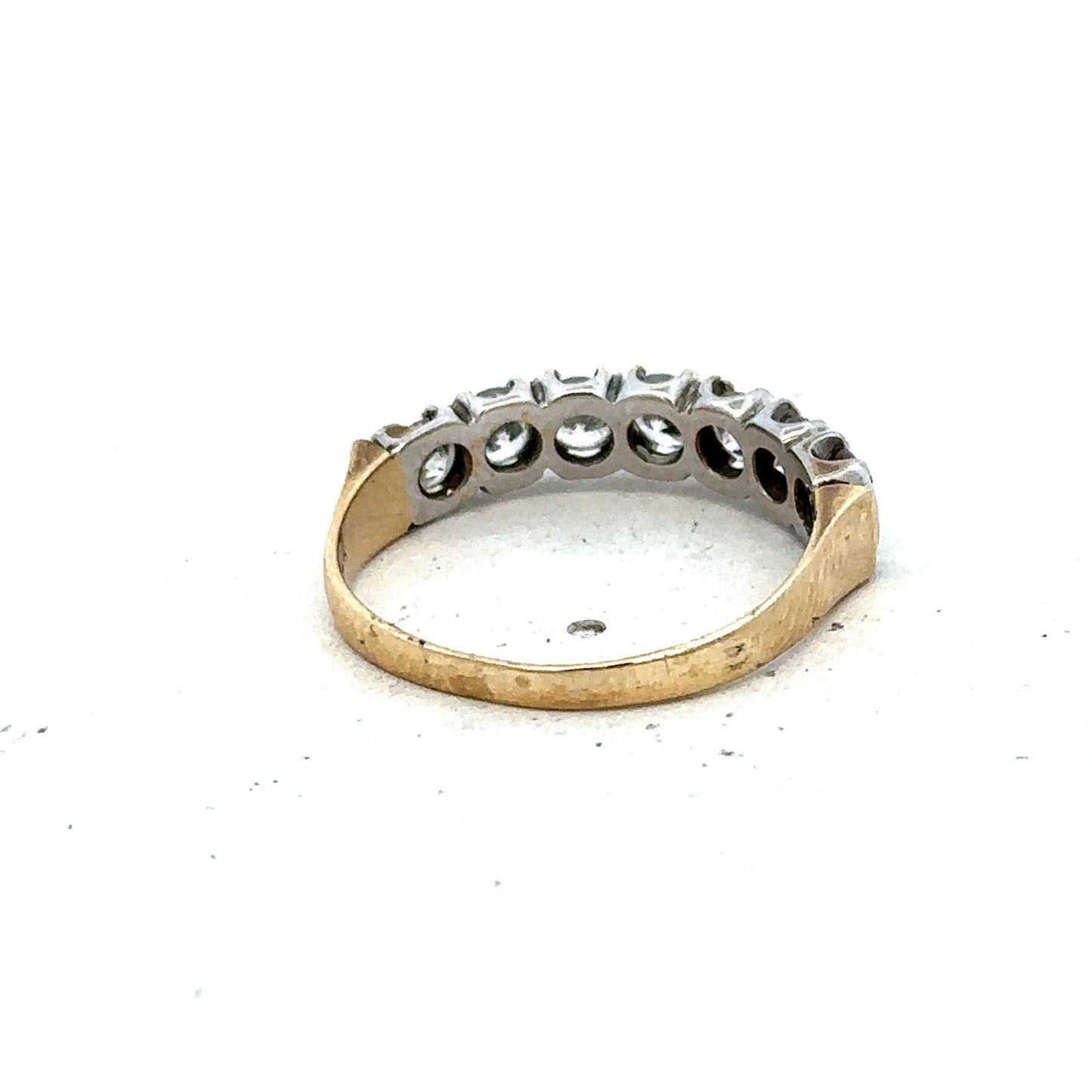 9ct yellow gold ring size Q (sh25600l)