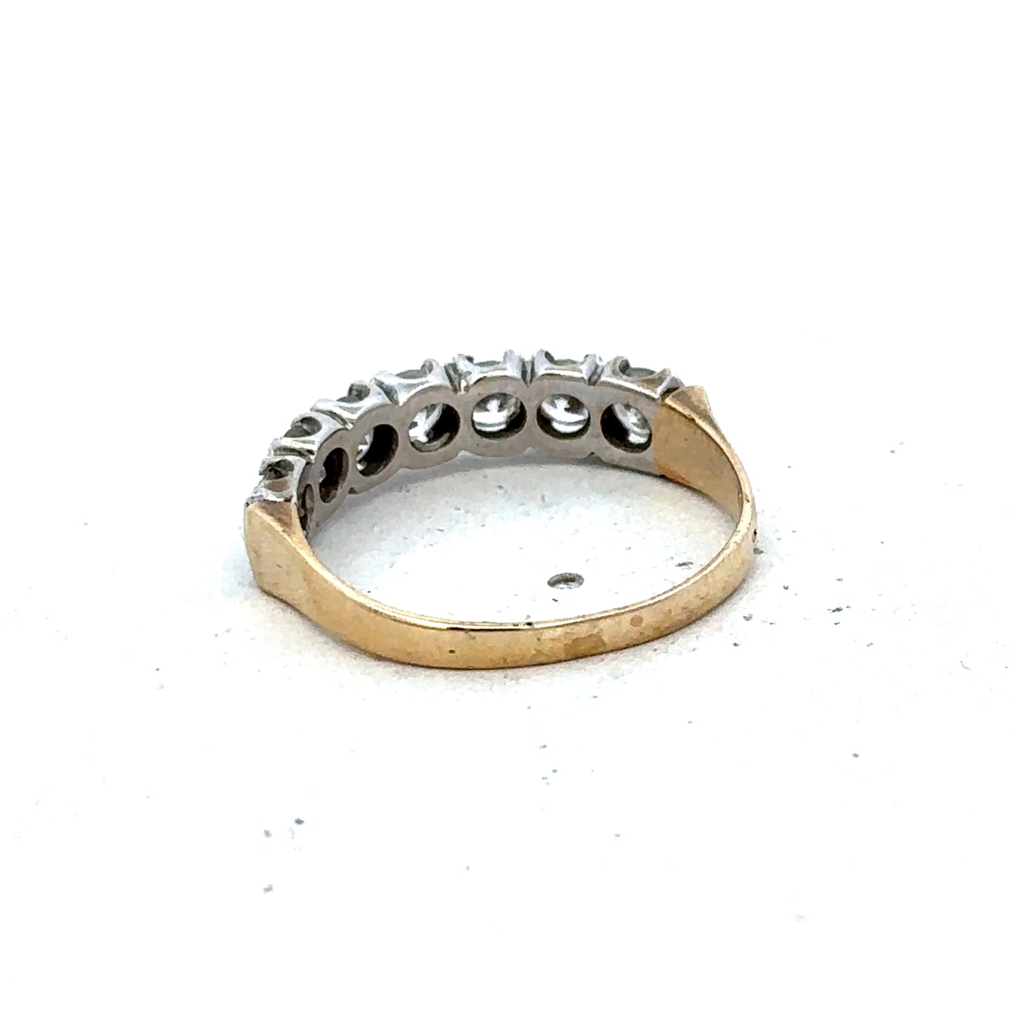 9ct yellow gold ring size Q (sh25600l)
